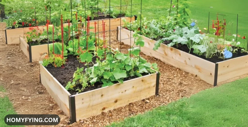 Mixed Material Garden Beds