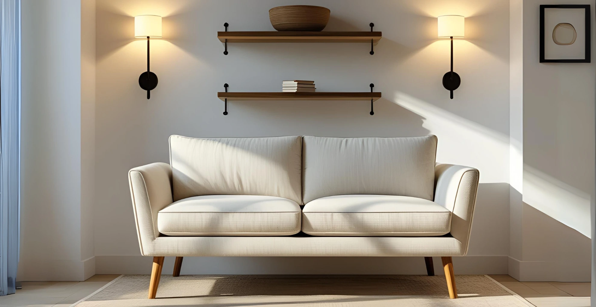 Scandinavian-Inspired Modern Sofa