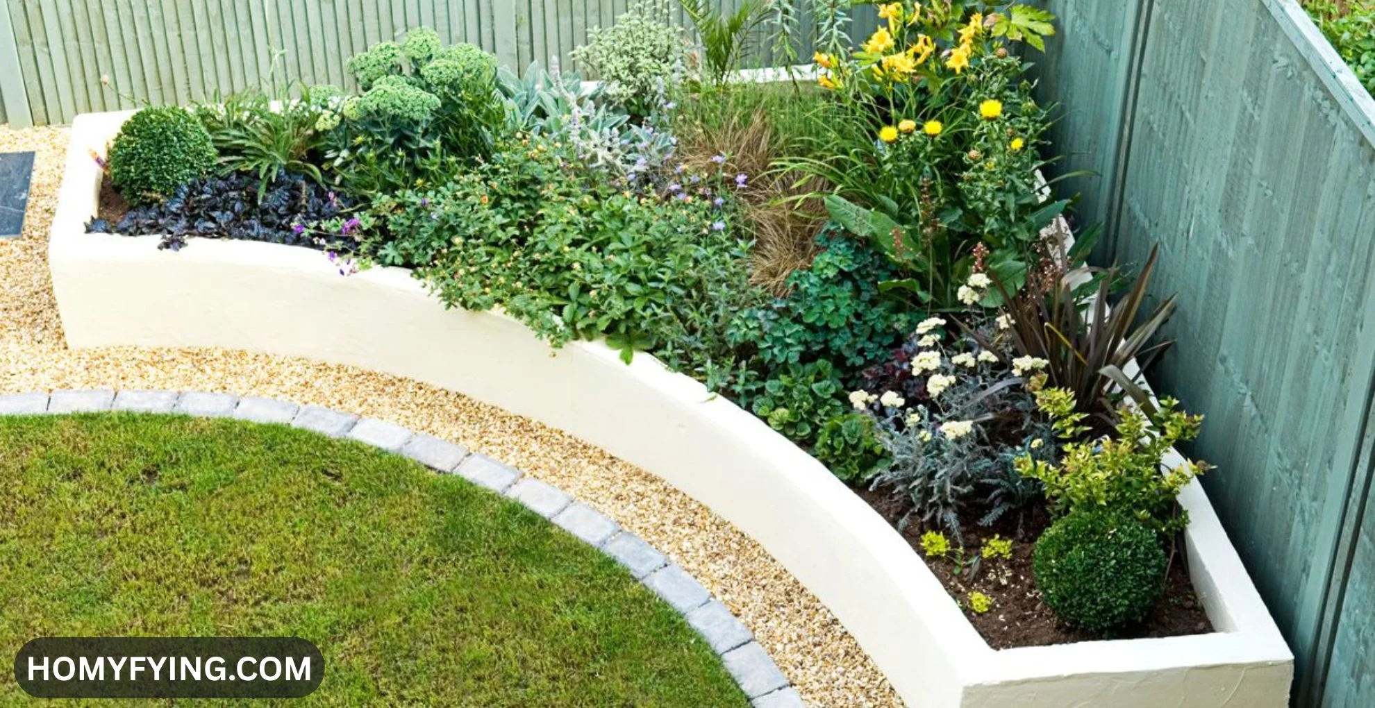 Curved Raised  Garden Beds