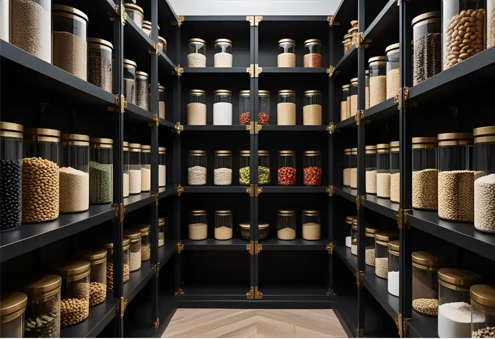 Stylish and functional pantry design